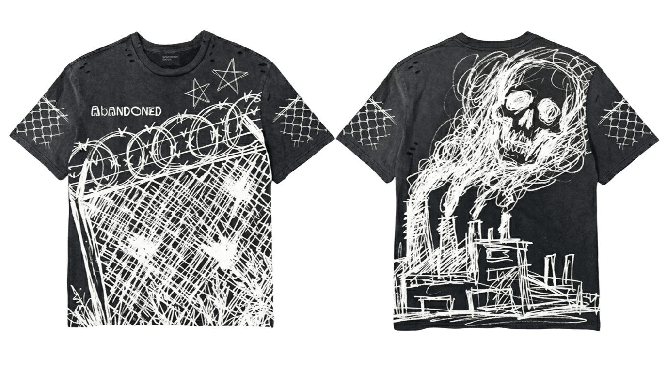 acid wash tee